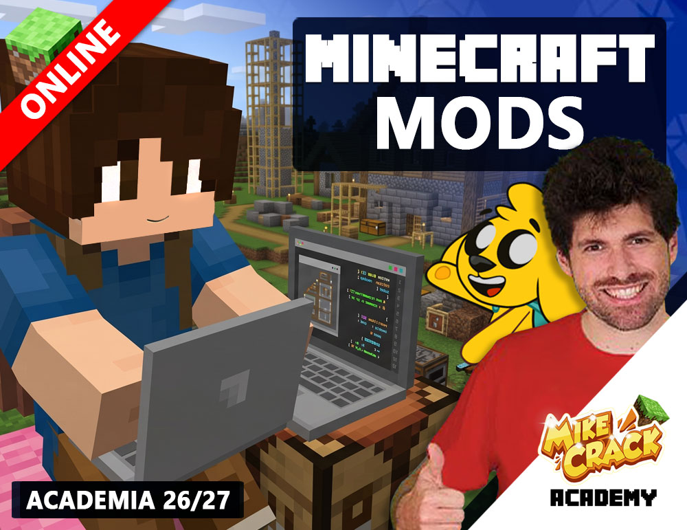 MIKECRACK ACADEMY 26/27 - CURSO DE MINECRAFT MODS